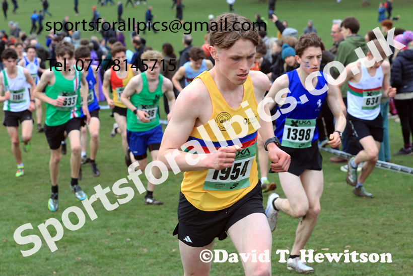 Mens Under-17s 2026 UK CAU Inter Counties Cross Country, Wollaton Park, Nottingham. Photo: David T. Hewitson/Sports for All Pics